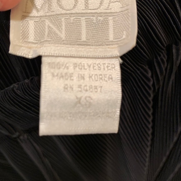 NWOT Moda INT’L Micro-pleated Palazzo Pants - Picture 10 of 12